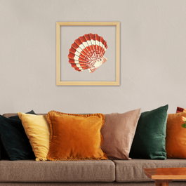 Wallity Cuadro Decorativo Enmarcado Multicolor 32 x 32 cm
